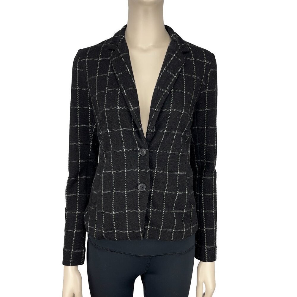 SANDWICH Academia Office Comfy‎ Soft Plaid UnStructured Blazer / Cardigan sz S